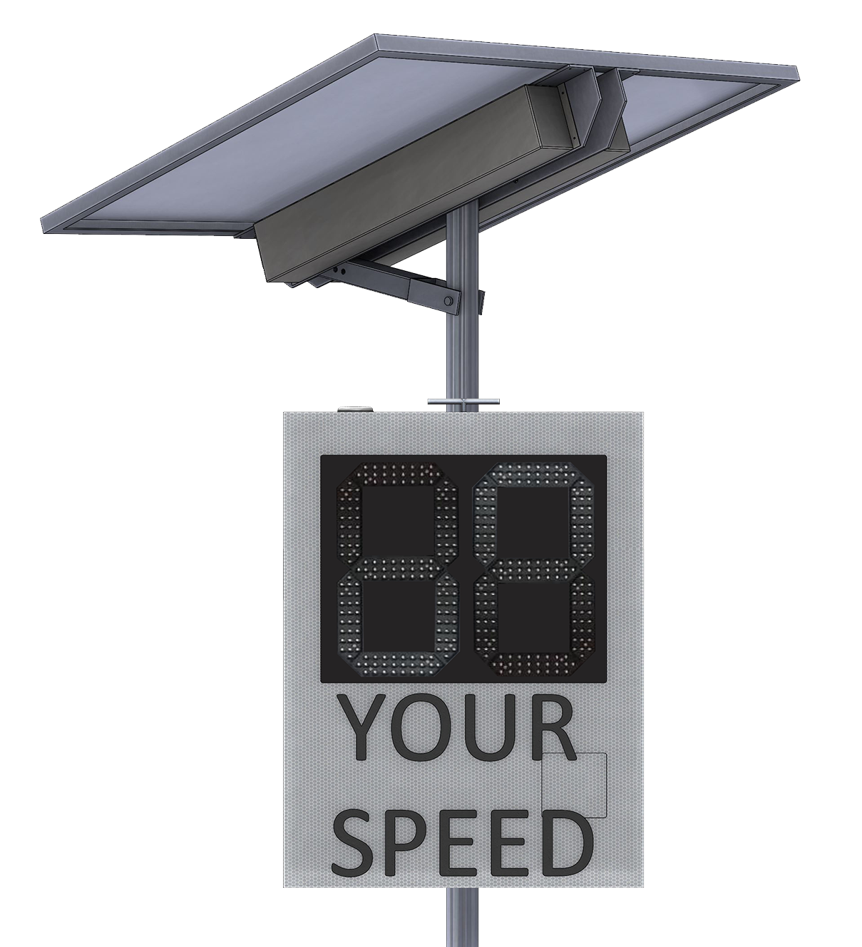 Traffic Monitoring Radar Speed Display Sign